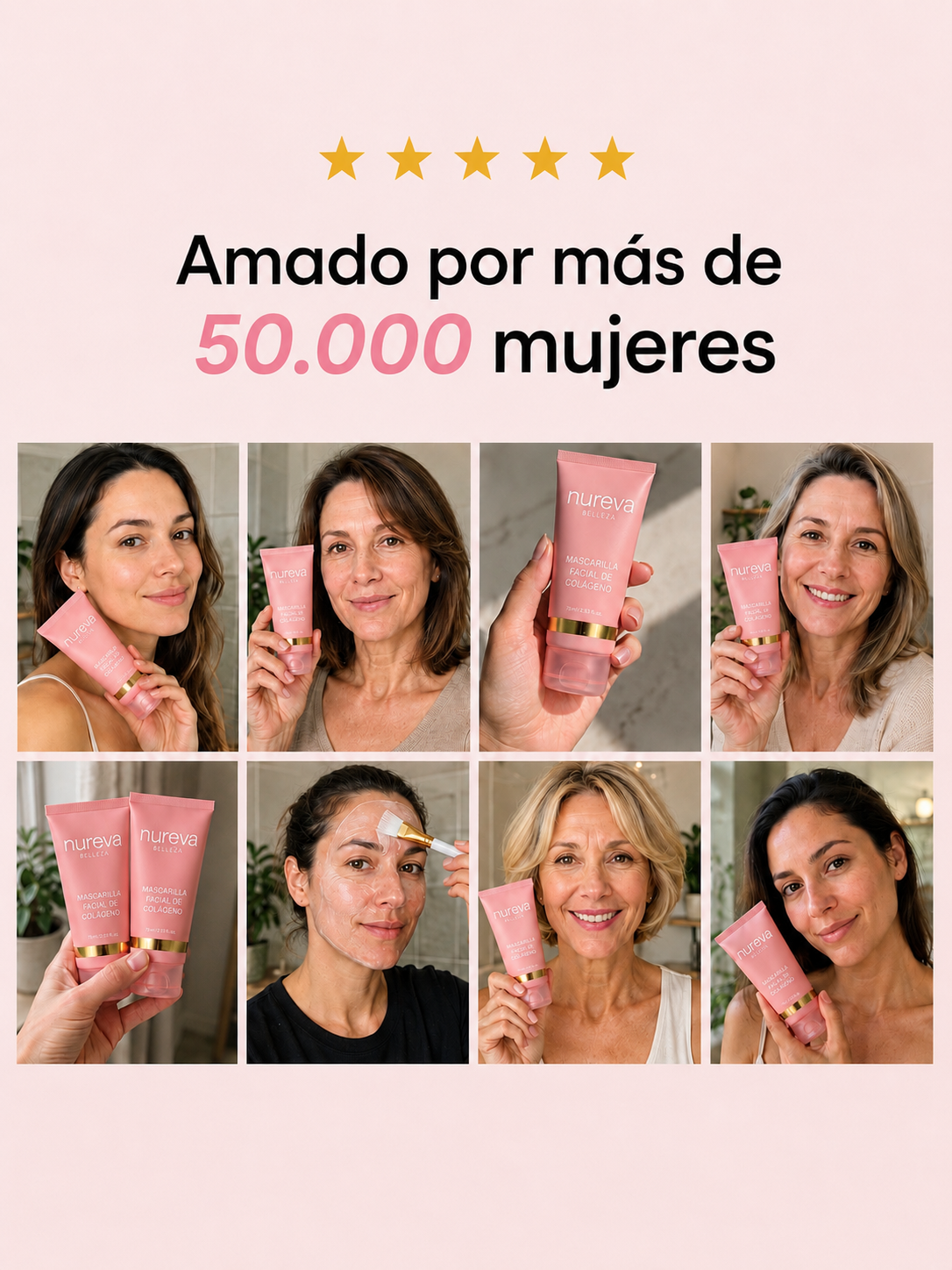 Mascarilla Coreana de Biocolágeno + Brocha Facial