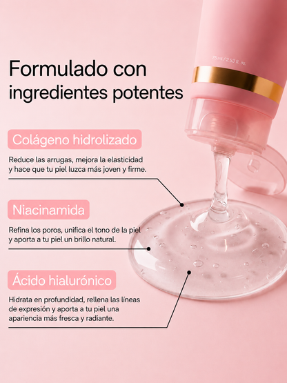 Mascarilla Coreana de Biocolágeno + Brocha Facial